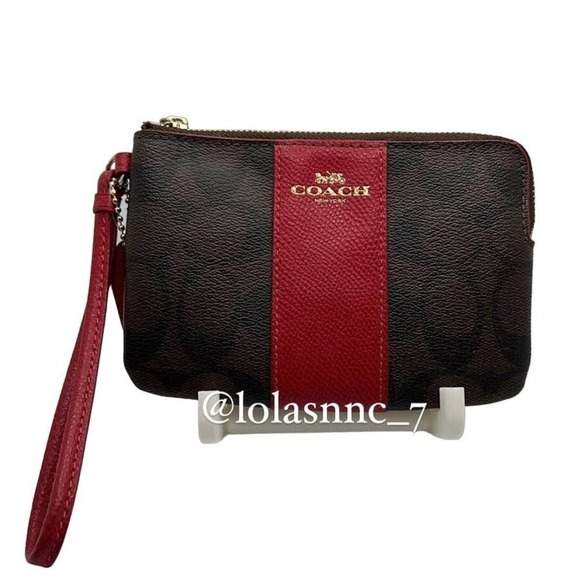 Coach Signature Wristlet - Picture 1 of 7